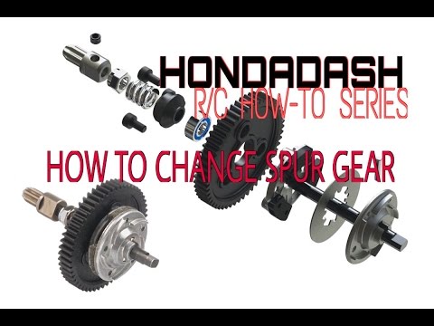 HDRC GUIDE: Change Spur Gear On Traxxas 4X4 1/10 Slash, Stampede