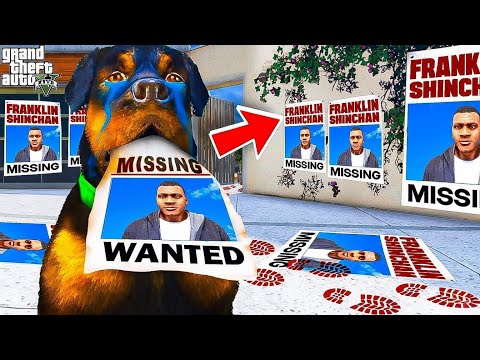 Chop is Trying to Find Missing Franklin & Shin Chan in GTA 5 in Telugu| Shin Chan & Franklin Missing