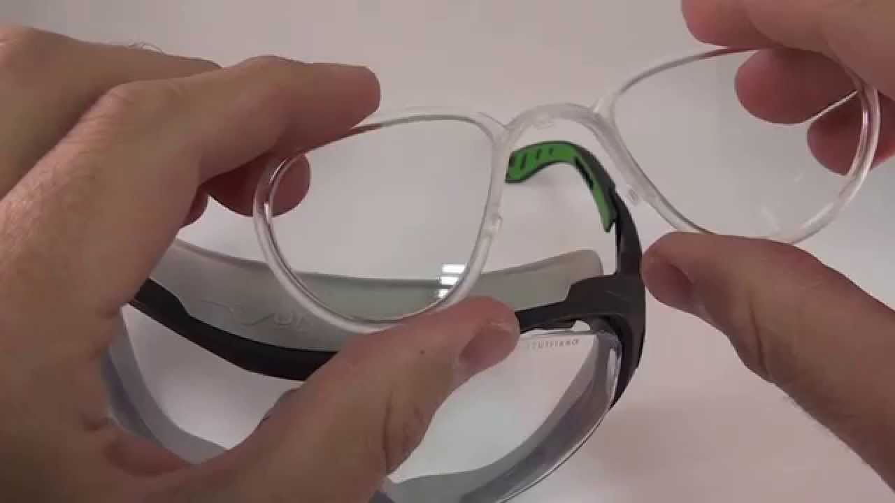 Masque de protection MXG à la vue: Comment démonter l'insert optique 