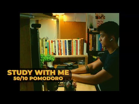 Study With Me | Rain & Chill Lofi BG Music | 50/10 Pomodoro | 9 Hours