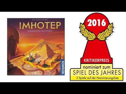Nominiert Spiel des Jahres 2016: Imhotep