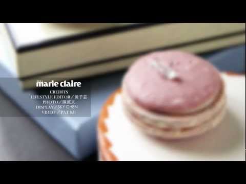 Marie Claire Chef's Recipe 2月號 瞬間融心可可亞 白巧克力馬卡龍