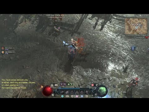 Diablo 4 PvP Druid vs 2 Sorcerer
