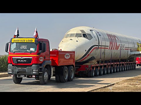 Cheapest Solution to Transport the Airplane ✈️ By Road in Truck