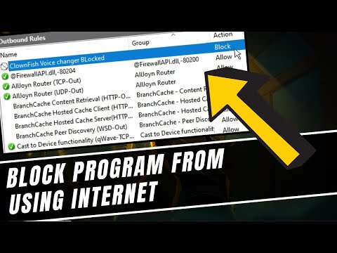 How to Block Program From Accessing Internet Windows 10/11 (EASY)
