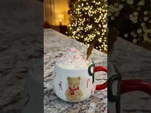 Beary cute Christmas hot cocoa 🧸🍫☕️❤️ #christmas #hotcocoa #asmr #satisfyingvideo #christmasvibes