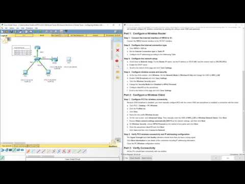 Lab 4.4.2.2 Packet Tracer - Configuring Wireless LAN Access