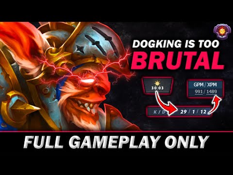 29 Kills in 30 Minutes DOGKING IS TOO BRUTAL! Dogking Meepo 991 GPM, 1489 GPM - Meepo Gameplay#904