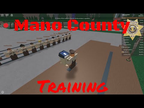 Mano County Sheriff's Office || Training