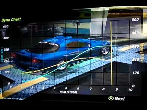 Need For Speed Underground 2 Madza RX7 Dyno