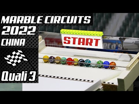 MARBLE CIRCUITS 2022 - Qualifying 3 CHINA GP -  by Fubeca's Marble Runs