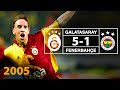 Nostalji Maçlar Galatasaray 5 1 Fenerbahçe 2004 2005 Türkiye Kupası Finali