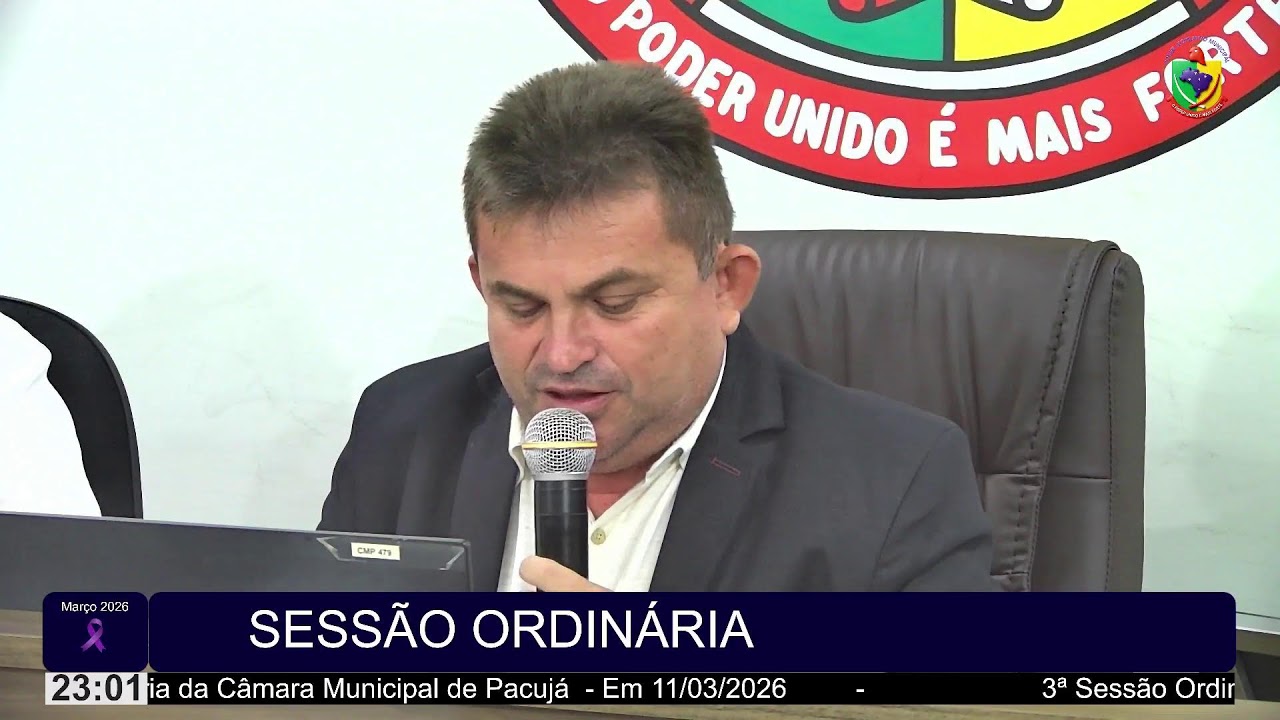 3ª SESSÃO ORDINÁRIA