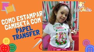 Como ESTAMPAR camiseta EM CASA | personalizao com papel TRANSFER