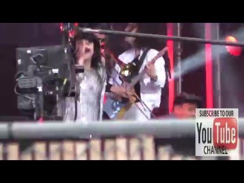 Eric Nally, Macklemore and Ryan Lewis performing live on Jimmy Kimmel Live in Hollywood