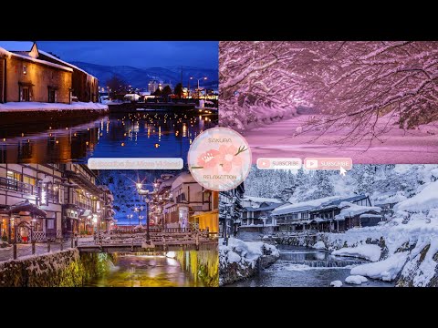 Japanese Snow Relaxation Photos EP161 | Relaxing Music • 美しいリラックスミュージック • ヨガ瞑想リラクゼーション • 美しい音色 ピアノ