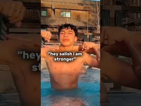 Ferran thinks he’s stronger than Nidal… 🤔💪 #nalish #cute #salish