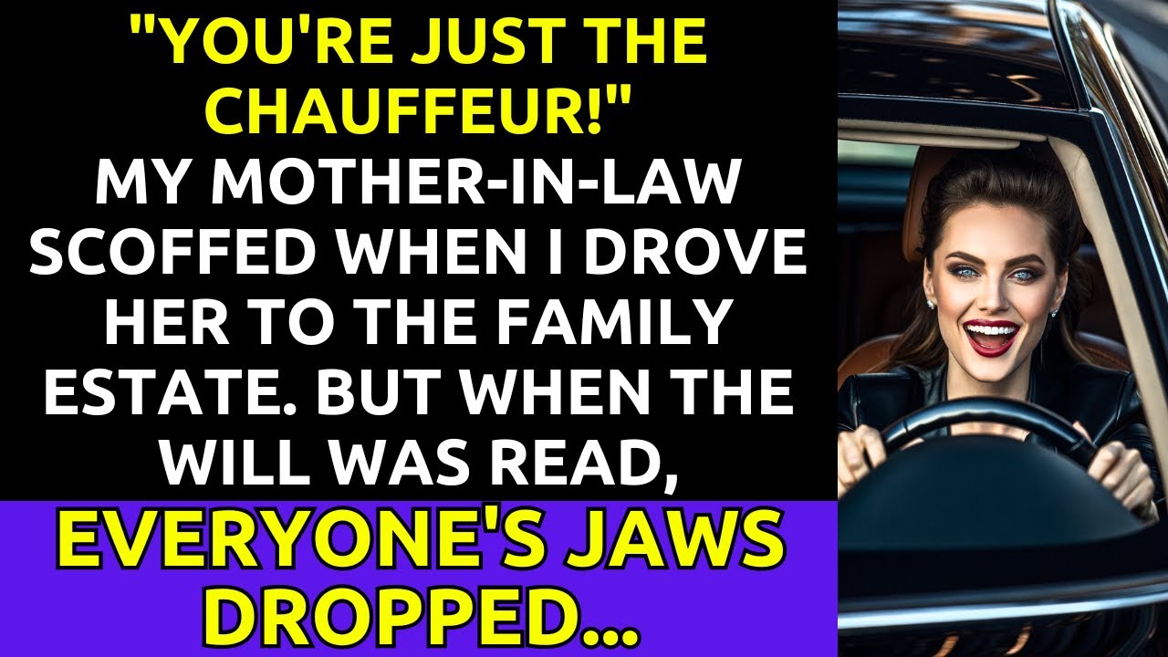 "You're Just The Chauffeur!" My Mother-in-Law Scoffed, But The Will Reading Changed Everything...