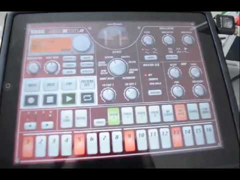 korg iElectribe for iPad demo - original techno & electro beats on a virtual electribe!