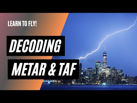 Decoding METARs and TAFs | Part 107 Test Tips | How to Read a METAR and TAF