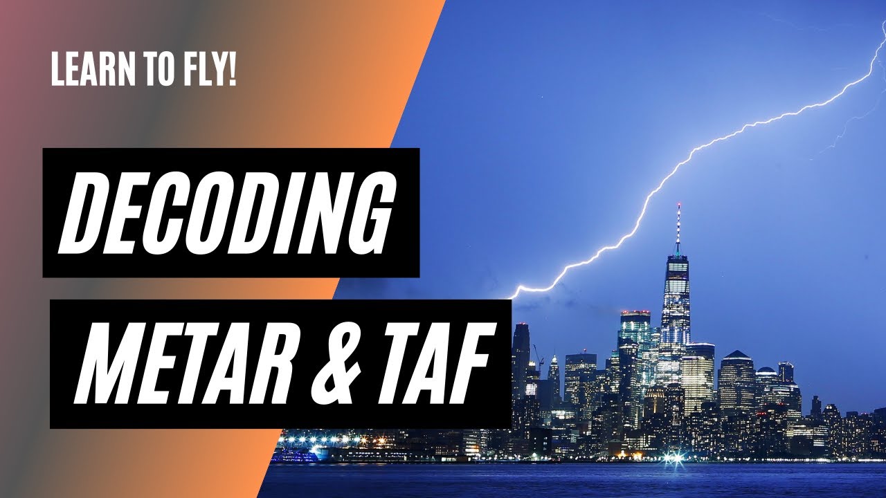 Decoding METARs and TAFs | Part 107 Test Tips | How to Read a METAR and TAF
