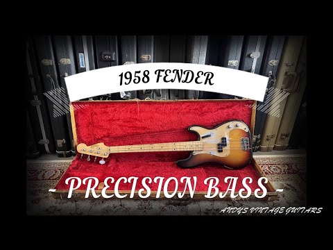 1958 FENDER PRECISION BASS - Andy's Vintage Guitars