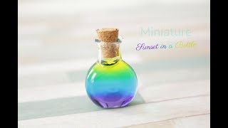 Miniature Sunset in a Bottle