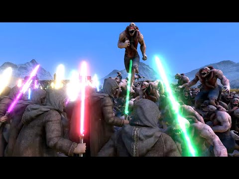 ►UEBS◄ 1.000 Jedi vs 30.000 Parasite Zombies | Ultimate Epic Battle Simulator