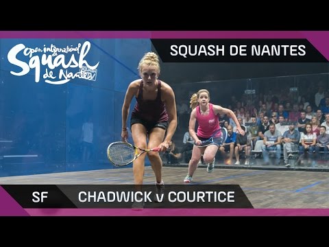 Squash: Chadwick v Courtice - Squash de Nantes 2016 SF Highlights