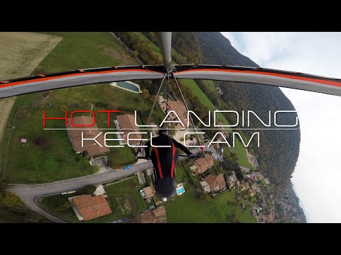 [ 4K ] Hot Landing Keel Cam ( Hang Gliding )