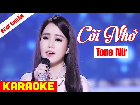 KARAOKE Cõi Nhớ Tone Nữ - Beat Chuẩn Ý Linh | Võ Hoàng Karaoke