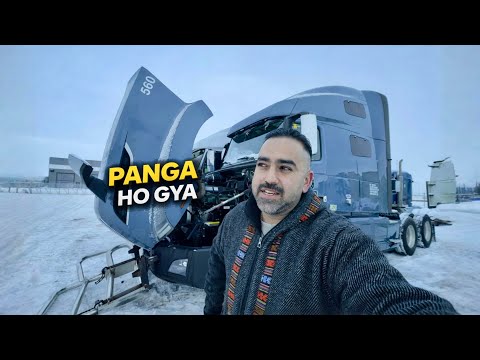 First Trip of 2026 on VOLVO TRUCK & PANGA ho gya | Canada Trucking | 807