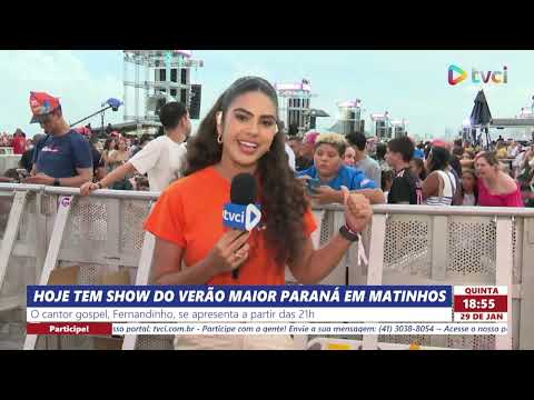 HOJE TEM SHOW DO VERÃO MAIOR PARANÁ EM MATINHOS