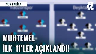 Trabzonspor-Beşiktaş Maçının Muhtemel İlk 11'leri Açıkladı! | Sabah Sporu