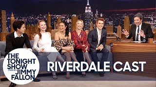 The Cast of Riverdale Gives Jimmy Fallon His Own Jughead Crown video