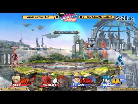 DBA 4 Smash 4 - KirbyKid and Marcus vs Wing92 and Paul - Winners Bracket