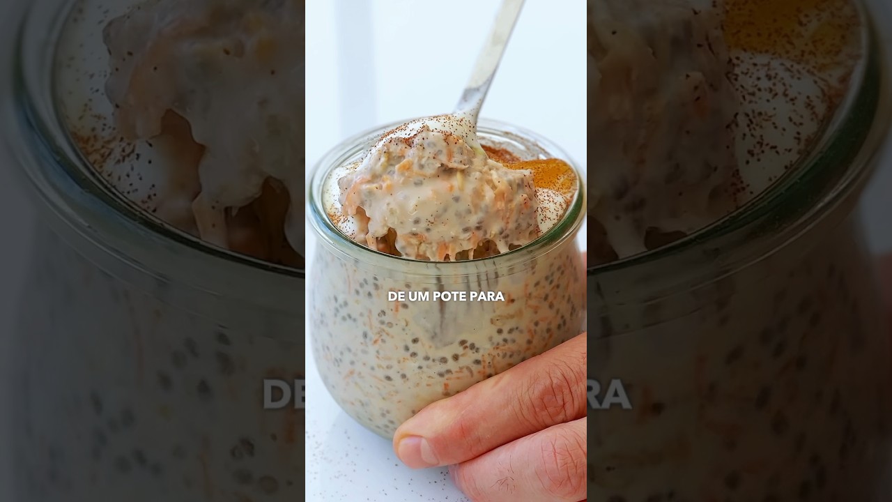 RECEITA FÁCIL - VOCÊ SÓ PRECISA DE UM POTE PARA PREPARAR (café da manhã ou lanche saudável #receitas