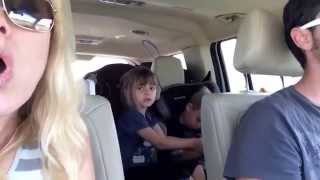 The Devlins &quot;Let it Go&quot; as we drive through Nebraska! First take- who knew we knew the lyrics?