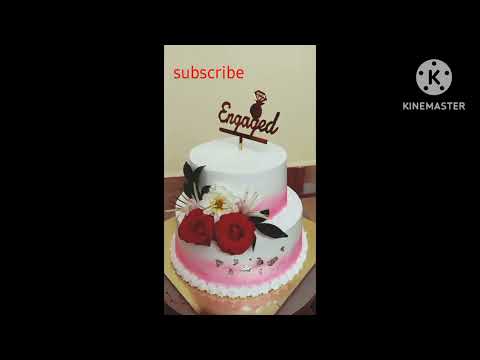 engagement cake# chocolate flvr# two tire cake# shorts