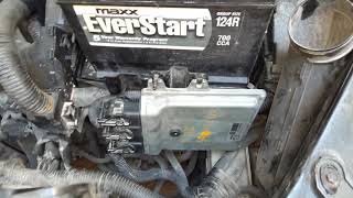 Nissan Rogue 2010 ECM Replace  ECU  Engine Control Unit   MIL Malfunction Indicator Light Car Nissan