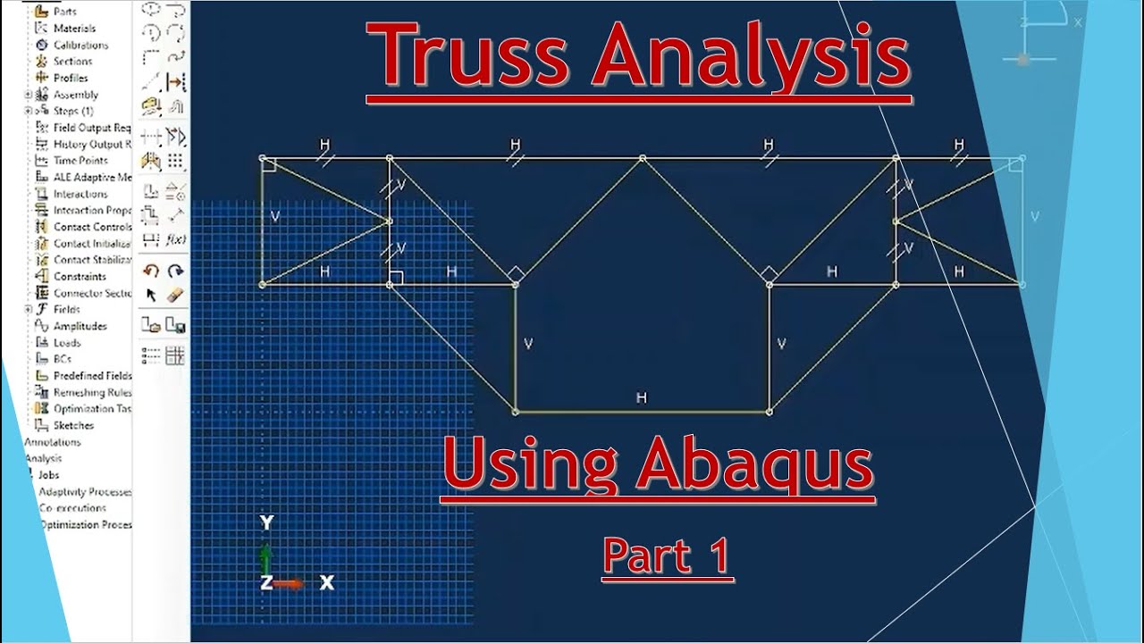 7 1 Structural Analysis of trusses using Abaqus Part 1