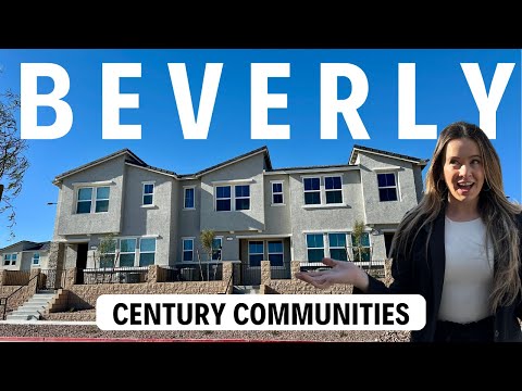 Beverly Townhome Tour | New Construction at Arroyo at Skyview, Las Vegas Pricing Starts UNDER $400K