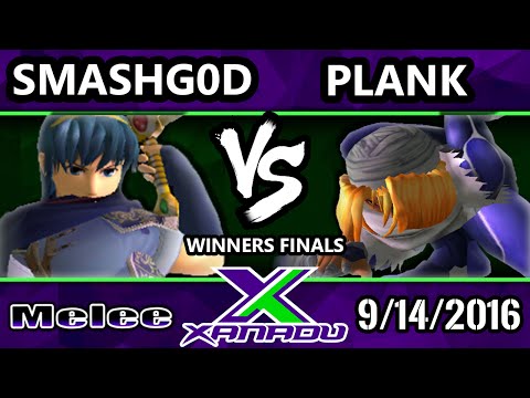 S@X 167 - SmashG0D (Marth) Vs. Plank (Shiek) SSBM Winners Finals - Smash Melee