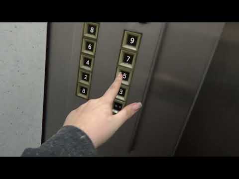 Final Ride? Vintage Otis Traction Elevators @ Golf Mill Mall Tower - Niles, IL (Handycam Take)