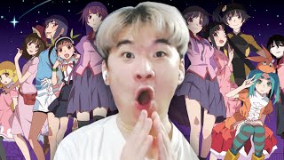 I Reacted to "EVERY" MONOGATARI OPENINGS