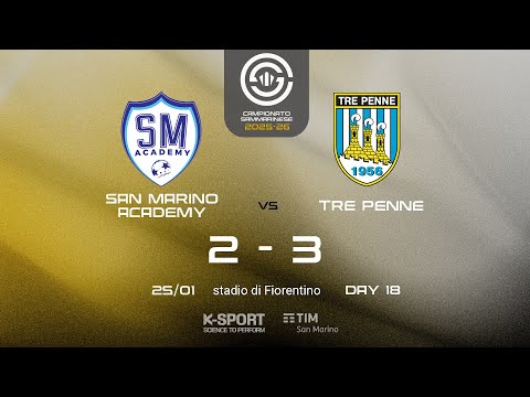 Campionato Sammarinese 2025-26, 18. giornata | HL San Marino Academy - Tre Penne 2-3