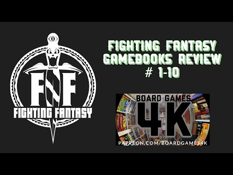 Fighting Fantasy Gamebooks Review Part 1 - Books 1 to 10