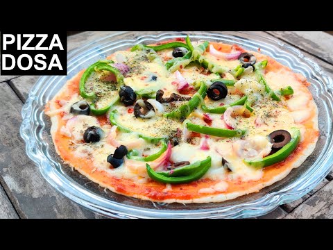Pizza Dosa Recipe | Street Style Pizza Dosa | Cheese Pizza Dosai | South Indian Recipes