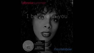 Donna Summer - I Believe (In You) (Duet with Joe Esposito) LYRICS SHM &quot;I&#39;m a Rainbow&quot; 1981