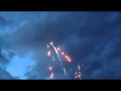 Pyrotechnic AirShow in LECD with Glider FOX  G-IIFX